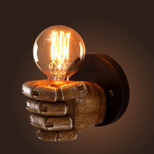 Classical Resin Fist Wall Lamp