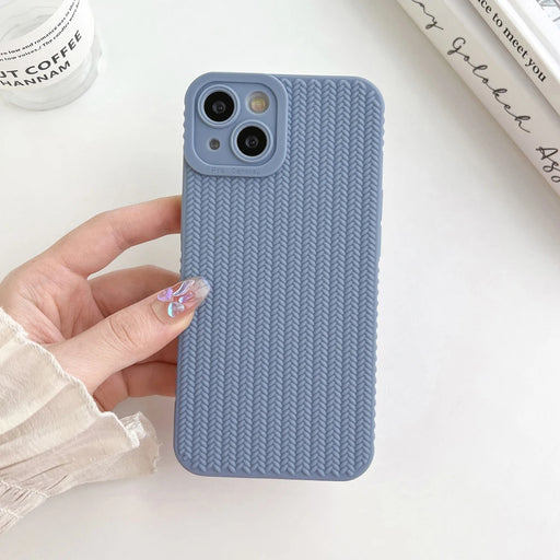 Woven Pattern Phone Case For iPhone